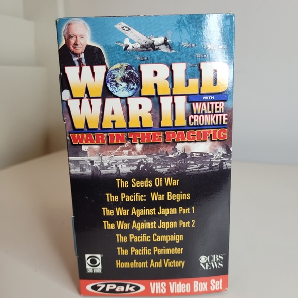World War II with Walter Cronkite VHS Box Set 7 VHS Pack - Picture 2 of 5